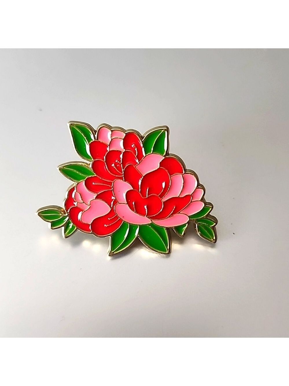 FLOWER Enameled  Pin